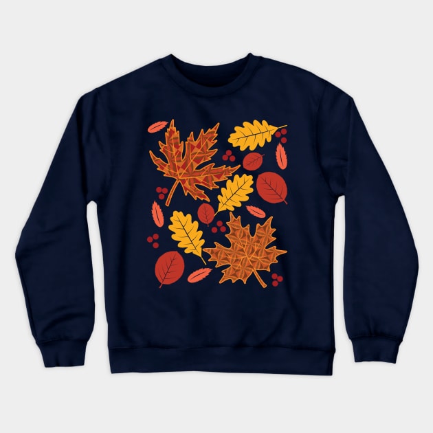 Fall leaves Crewneck Sweatshirt by Nice Surprise